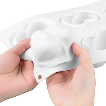 Kirsi Kujuga Silikoonist Hallituse Kook Hallituse DIY 3D Puu-Hiirt, Hallituse Cupcake Küpsise Muffin Seep Moule Küpsetamine Vahendid