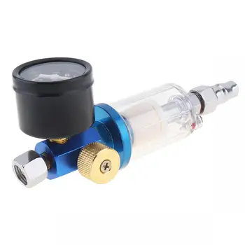 1/4 Tolli Mini Õli Vee Separaator Filter, rõhuregulaator koos manomeeter Pneumaatiliste Spray Gun õhukompressor