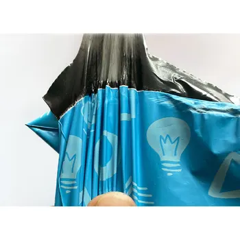Sinine Värv Plastikust Kuller Kott 50tk/PE palju Polü Veekindlad Rõivad Kingitused Post Mailbag Cartoon Ümbrikud Ise Pitsat Post Kotid