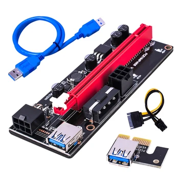 Ver009S PCI-e Ärkaja Kaart PCI Express 1X kuni 16X Adapter USB 3.0 Data Kaabel Bitcoin Kaevandaja Kaevandamine
