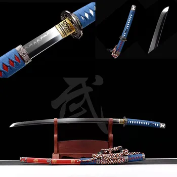 Jaapani Katana Kvaliteedi Volditud Terasest Tera Habemenuga Terav Tõeline Samurai Mõõgad Käsitöö Full Tang 41 Tolline Toyotomi Tachi Mõõgad