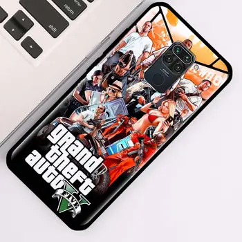 Silikoon Puhul Xiaomi Redmi Lisa 9 9S 8 Pro 8T 7 Redmi 8 8 A 7 7A 9 9A 9C 6 6A tagakaas Funda Gta 5 Grand Theft Auto V Coque