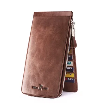 WILLIAMPOLO uut retro nahast pikk kaardi kott meeste rahakoti, mobiiltelefoni kott multi-kaardi kõrge kvaliteediga nahk panga kaardi omaniku