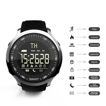 EX18 Smart Watch Veekindel Helendav Pedometer Telefoni Sõnum Väljas Meeste Smartwatches