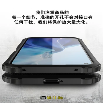 Juhul Xiaomi Mi 11 Lite Juhul Kaitseraua TPÜ+PC Hübriid Armor tagakaas Xiaomi Mi 11 Lite Telefoni Puhul Xiaomi Mi 11 Lite 5G