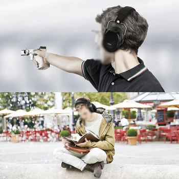 UUED Kokkupandavad Kõrva Kaitsjate SNR 35dB Kaitsjad Peaga paigaldatud Müra-tõend Helikindlus Kõrvaklapid Kuulamise Ohutuse Täiskasvanud Pildistamiseks
