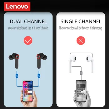Lenovo HT78 Juhtmeta Bluetooth-Kõrvaklapp Koos Mikrofoniga, Veekindel TWS Hifi Stereo Heli ANC Mängude Earbuds Koos Laadija Juhul