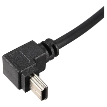 Black USB2.0-Tüüpi mini USB B male kaabel 5pin 480Mbps data kaabel mobiiltelefoni GPS-DVR digitaalne kaamera MP3 MP4 jne