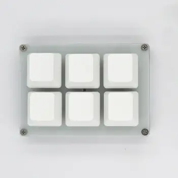 Mini 6-klahvi Klaviatuuri Komplekt Kaasaskantav Mini Mehaaniline Klaviatuur DIY Kohandatud USB Programmeerimine Otsetee Mehaaniline Klaviatuur