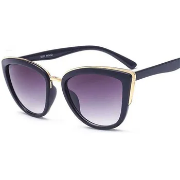 Yoovos 2021 Cateye Metallist Päikeseprillid Naiste Vintage Prillide Naiste Peegel Retro Pidu Fashion Oculos De Sol Feminino UV400