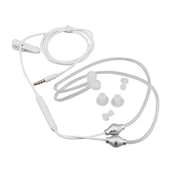 3,5 mm Stereo õhutoru Juhtmega Kõrvaklapid Anti-kiirguse Binaural Kõrvaklapid Müra Isoleerivad Earbuds micr jaoks Mobilephone
