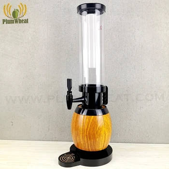3 Liitrit Puidust Barrel Disain Õlu Torn Joogi Dispenser koos LED-Tuled Jää Toru Baar Kodu Pooled Buffet