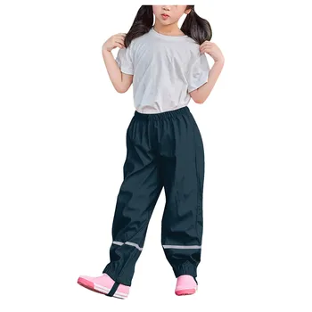 2021 Uued Tüdrukute Püksid Hingav PU Väikelapse Poisid Vihma püksid Veekindlad Laste Kombinesoon Kevad-Suve Püksid Riided Lastele