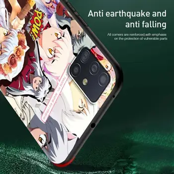 No big silence suurte Anime Puhul Samsung Galaxy A51 A71 A21s A31 A12 A72 5G A21 ELI A52 4G A41 A11 Cover Must Kest Telefon Capas