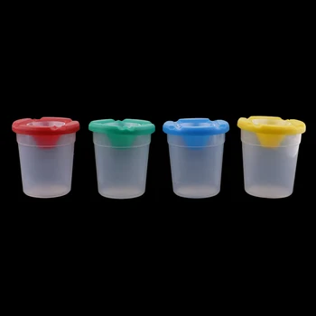 Mini Armas Lapsed Spill Proof Värvi Topsid 4tk Mitte Kõrvalmõju Värvi Tass Assortii Värv