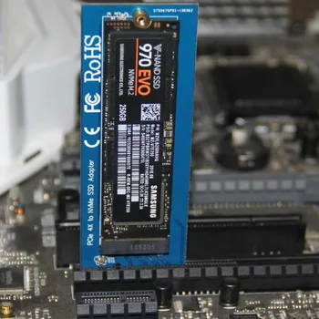 Lisada Card PCI Express PCIE M2 Adapter M. 2/M2 NVME Adapter Tõstja AHCI NVME SSD M2 PCIE X4 Suppor 2230 2242 2260 2280 M2 SSD