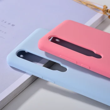 Algne Xiaomi Mi 10 pro Silikoon Juhul Vedelikku täis protecter Soft-Touch Mobile telefoni tagakaas kest Mi 10 Mi10 pro +logo