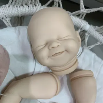 21inch Uuestisündinud Nukk Komplekt koos COA Alisha Populaarne magus nägu naeratav beebi DIY kit kit reborns bebes