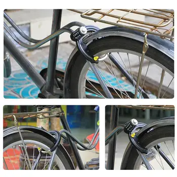Must Bike-Lukk Üldine Jalgratta Hobuseraua Küünised vargusevastane Lukk Parooli Jagada Bike MTB Jalgratas Lukud Väljas Jalgratta Accessorie