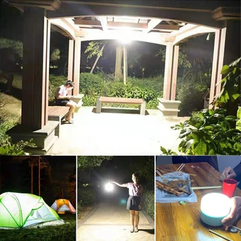 Kaasaskantav Päikese, Telkimine Valgus, USB Laetav LED Telkimine Laterna Veekindel Camping Lamp Kaasaskantav Solar Lamp Avarii Kerge