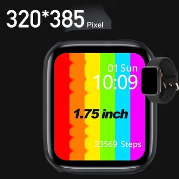 2021 Uus W26 Smartwatch 1.75 tolline 320*385 Smart Watch Meeste-Naiste SmartWatch EKG-Südame Löögisageduse Monitor Temperatuur PK HW12 HW16