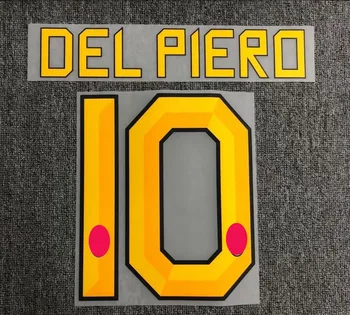 2010-2011 Retro #21 Pirlo #1 Buffon #10 DEL Piero Nameset Trükkimine raud Üleandmise Badge)