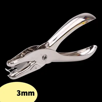 3mm Väike Mini Pisike Ringi Kujuline Metallist Ühe Pihuarvutite Auk Paber Punch Punchers Pehme-Käidelda Eest Sildid Riided Pilet