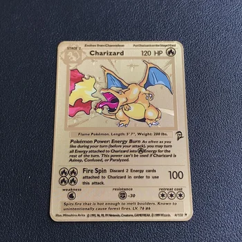 2021 UUS Pokemon Kaardid Vmax GX Metallist Kaardi PIKACHU Charizard Kuldne Vmax Kaardi Kogumise Kingitus Kids Mängu Kogumise Kaardid