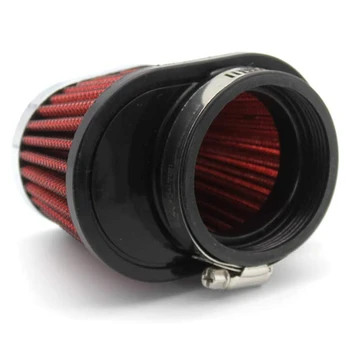 1tk Universaalne Ring Kokkutõmmatud Auto Mootorratta Air Filter 51mm 2 tolline Sisselaske Filter-Punane