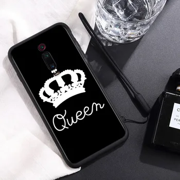 Silikoon Kate Kuningas Kuninganna Paar Crown Xiaomi Redmi 9T 9 9C 9A 9AT 9i 8 8A 7 6 Pro 7A 6A 5 5A 4X Pluss Telefoni Puhul