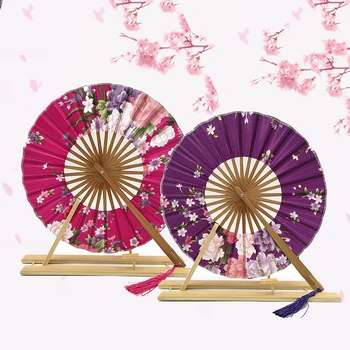 Jaapani Sakura Lill, Kokkuklapitavad Käsi Fänn Klassikaline Ring Ringi Pulmapidu Decor Vintage Soosib Armas Kingitus Fännidele Mood
