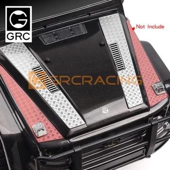 RC Auto GRC 1 Paar Metallist Mootori Kaas Anti-slip Juhatuse kapuuts veojõu plaat trim panel 1/10 TRAXXAS TRX4 G500 TRX6 G63 Roomik Auto