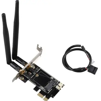 DIEWU Desktop Wireless WiFi Bluetooth-ühilduva Võrgu Kaardi Adapter PCIe M. 2 laienduskaardi Wifi Adapter M. 2 NGFF