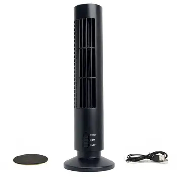 Adoolla USB Vertikaalne Bladeless Fänn Mini Õhu Konditsioneer, Ventilaator, Laud jahutusventilaator Home Office Tabel Tower Fänn
