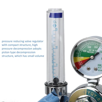 Rõhuregulaator O2 Meditsiinilise Hapniku Inhalaator Surve Vähendamise Klapp Oxygen Meter Absorber Poi Tüüp Hapniku Süsteem