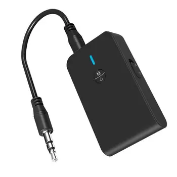 Bluetooth-5.0 Saatja-Vastuvõtja 2 In 1 Audio Traadita Adapter APTX Madal latentsus Auto TV PC Kõlari, Kõrvaklappide 3,5 MM Aux-Pesa