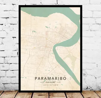 Paramaribo, Suriname Plakat