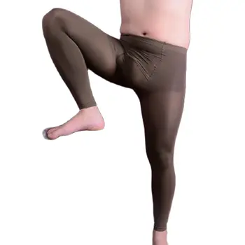 Väljas Sugu Püksid Pehme Velvet Sügis Talv Sukkpüksid Meeste Pyjama Püksid Hingav Pahkluu Stiilis Legging Seksikas Pingeline Vabal Ajal Kandmiseks