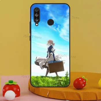 Anime Lilla Evergarden Puhul Huawei P30 P40 P20 Lite Nova 5T P Smart 2021 Au 10 20 i 20 Pro 10 9S 8X Kate