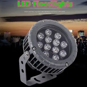 12W LED tulvaprožektor AC85-265V/DC24V IP65 heita valgust DMX512 RGB Vahetatav LED Tõmbamisega Hoone park scenic ligthing