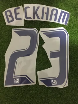 Major League Soccer #23 Beckham Nameset Kohandada mis Tahes nimi, Number Mls Trükkimine soojusülekande Jalgpall Plaaster