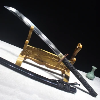 Jaapani Naginata T10 Teras, Savi Karastatud Paindlik Tera Habemenuga Terav Päris Mõõgad Käsitöö Full Tang Samurai Katana Wakizashi