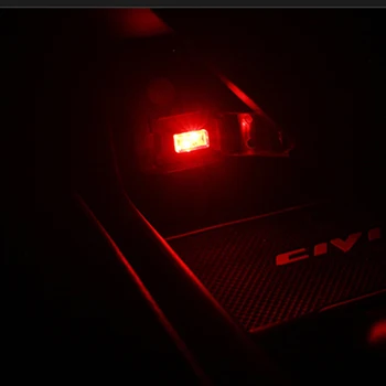 Auto-Styling USB Atmosfääri LED Valgus Auto Tarvikud Audi kogu seeria Q3 Q5 SQ5 Q7 A1: A3, S3 A4 A4L A6L A7 S6 S7 A8 S4 RS4 A5