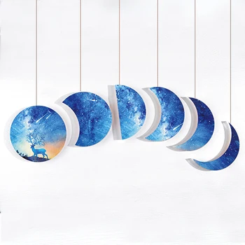 Lunar Eclipse Hallituse DIY Vaik Käsitöö Kristall Epoksü Hallituse Käsitöö-Tööriistad Silikoon Kuu Planeedil Ripats Moon Sun silikoonvaik Hallituse