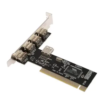 PCI-E, et 4 Ports USB 2.0 HUB Converter PCI Express Expansion Card Adapter kiire ARVUTI Desktop Tarvikud