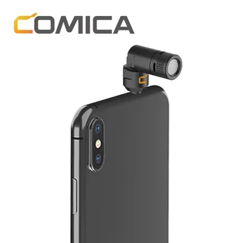 COMICA CVM VS07c 3,5 mm Mini-Mikrofon Salvestamise kullatud Film Mic Universaalne TRRS DSLR Kaamera Mobiiltelefoni GoPro
