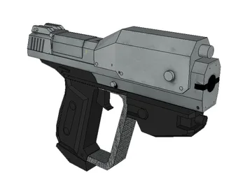 1:1 Wars Inimeste Püstol 3D Käsitsi Paber Mudel DIY Ei Saa Käivitada