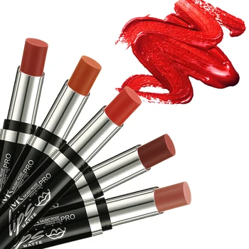 Muusika Roosa huulepulk Toitev veekindel kauakestev Huulte meik kosmeetika naistele, 24 värvi