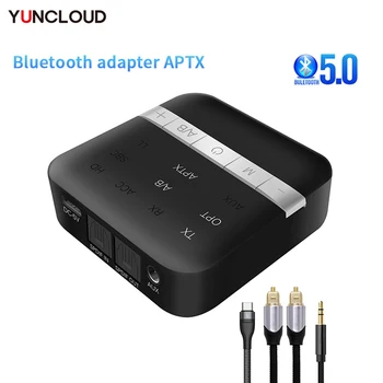 APTX 5.0 Bluetooth Audio-Saatja-Vastuvõtja HD Latency CSR8675 Traadita Adapter, RCA, SPDIF 3,5 mm Aux-Pesa TV PC Auto