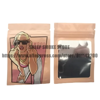 7*10 CM Seksikas Naiste Candy Kotid 3.5 G Veekindel Candy Paketi Kott Tubaka Lõhn Tõend Ziplock Kott Custom LOGO